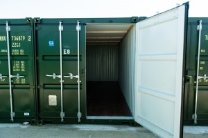 Inside of storage container in Bethersden near Ashford in Kent