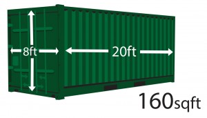 20ft x 8ft Storage Container