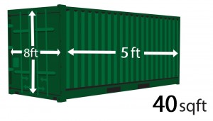 8ft x 5ft Storage Container